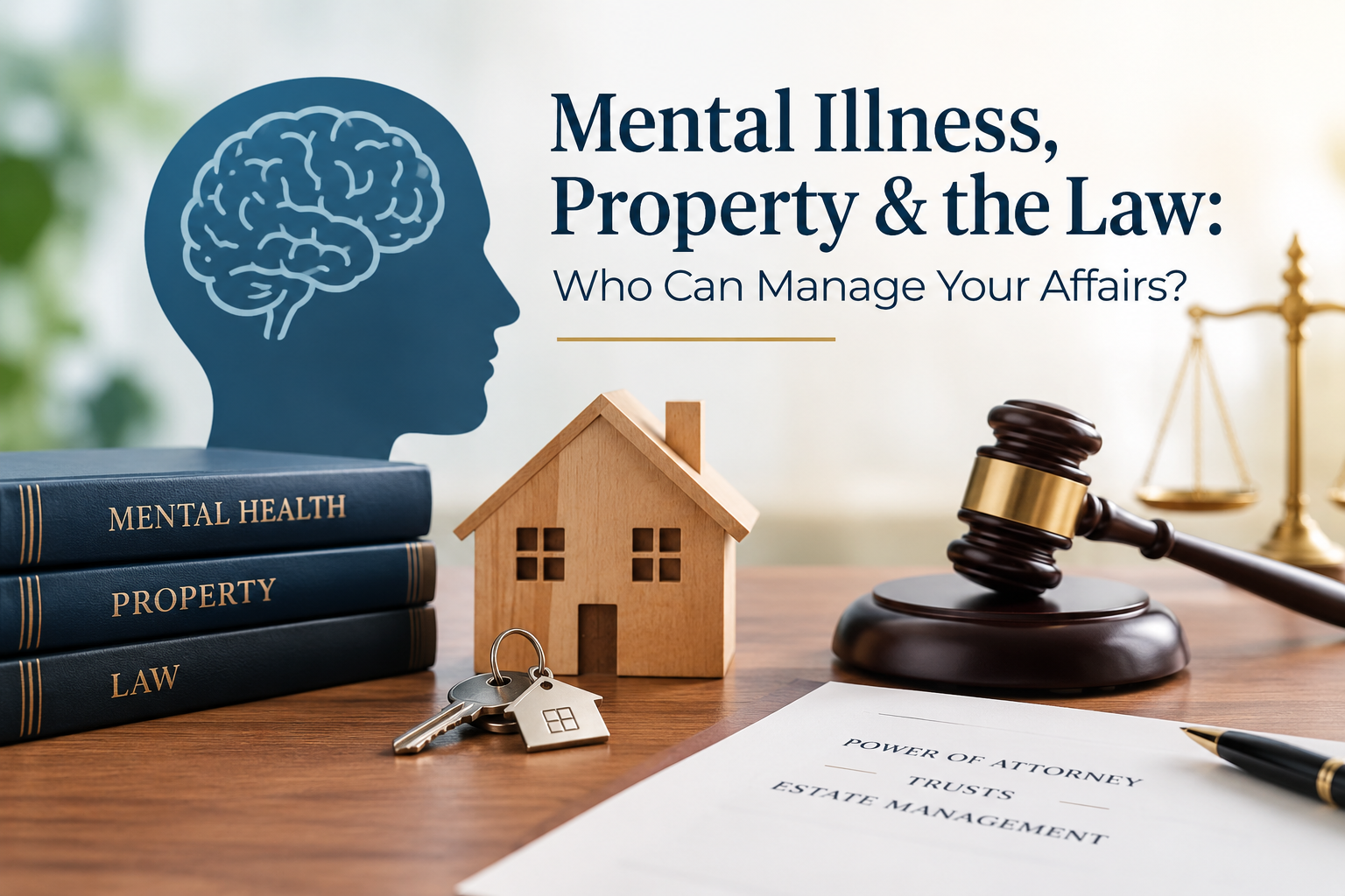 Mental Illness, Property & the Law: Who Can Manage Your Affairs?