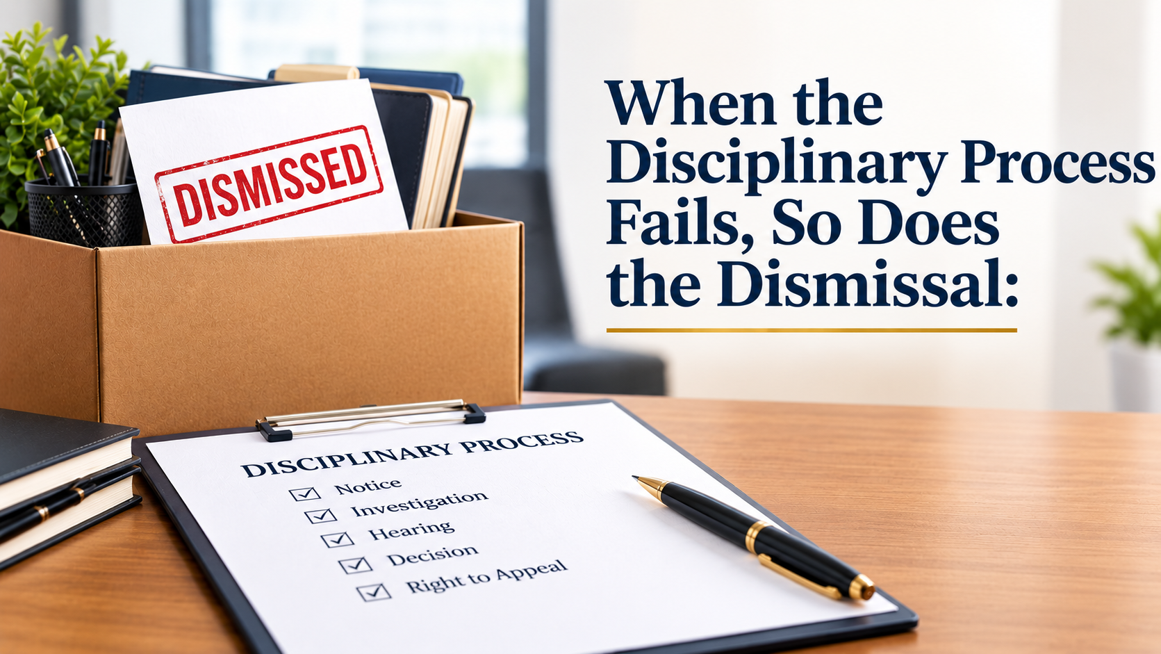 When the Disciplinary Process Fails, So Does the Dismissal
