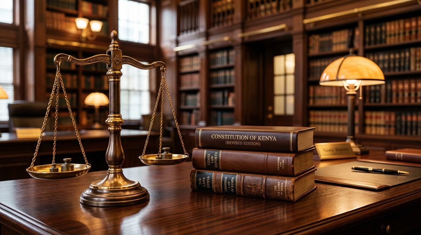 Law of Kenya and Scales of Justice